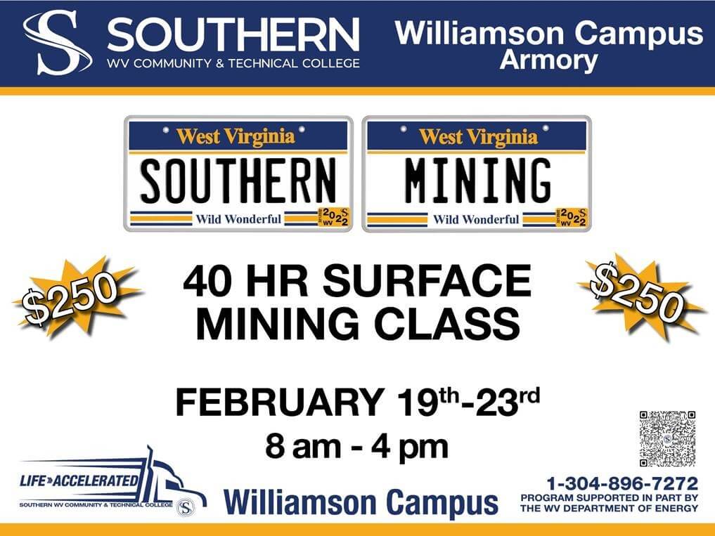 40 Surface Mining Class Southern West Virginia Community and Technical College