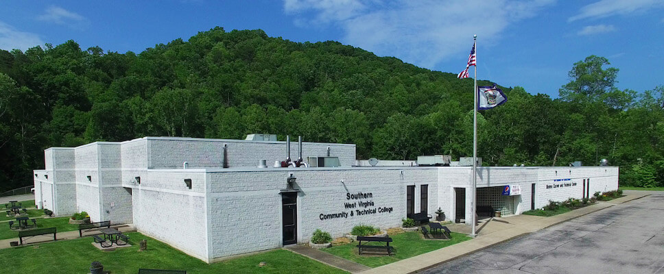 The outside of Southern West Virginia Community and Technical College's Boone Campus