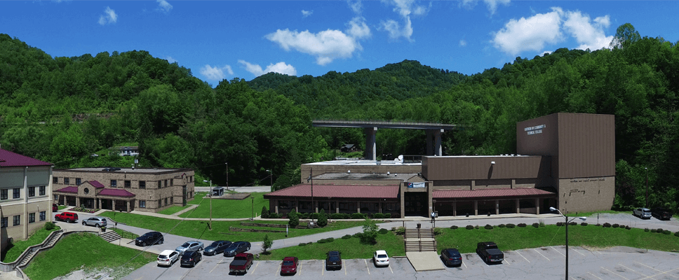 The outside of Southern West Virginia Community and Technical College's Logan Campus