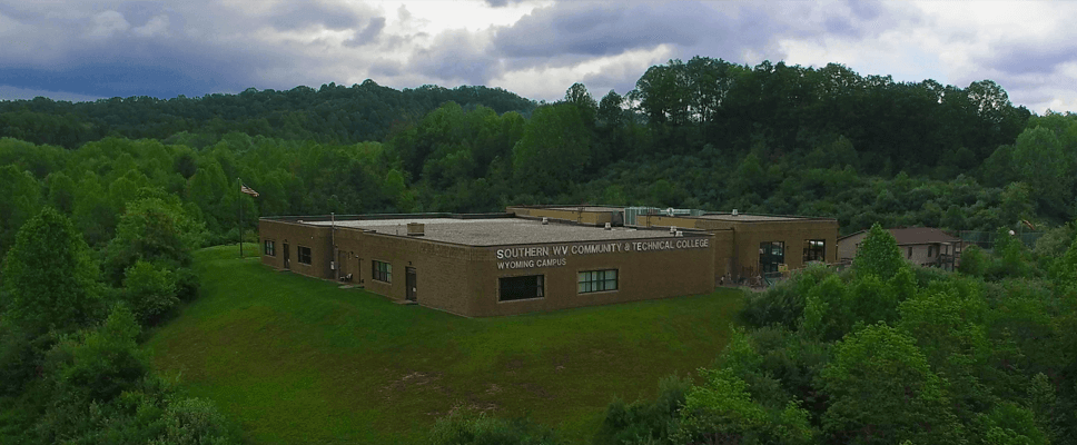 The outside of Southern West Virginia Community and Technical College's Wyoming Campus